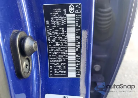 2016 Toyota Corolla L z USA, uszkodzony, nr VIN 5YFBURHE2GP418707